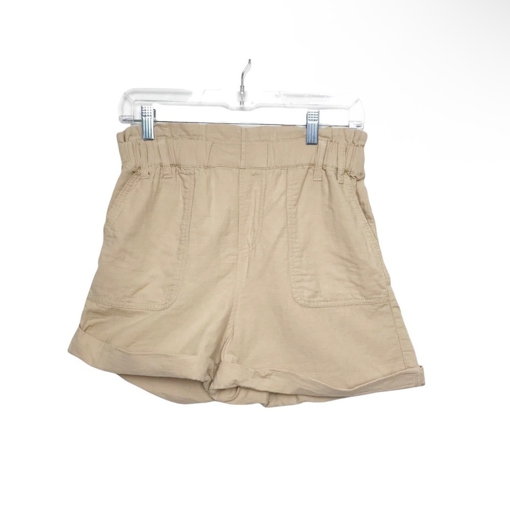 BP Beige Tan Paper Bag 100% Cotton Shorts Small